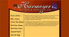 Desktop Screenshot of harmeyerauction.net